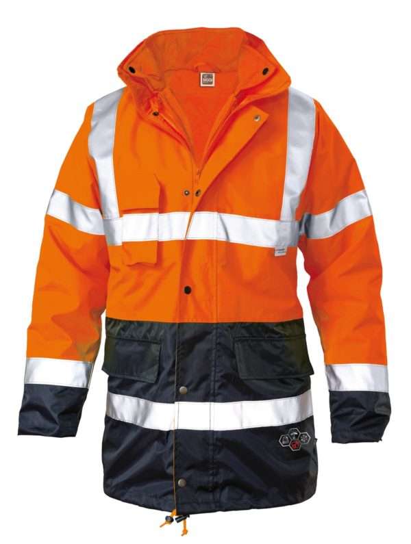 Parka HAUTE VISIBILITÉ BICOLORE 3 EN 1