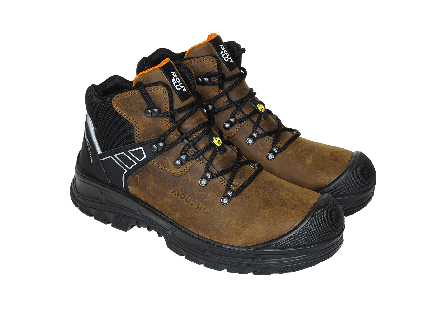 Chaussure de sécurité GIZA BROWN MID S3S SC FO CI SR ESD